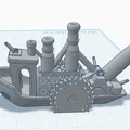 Mô Hình Tàu Benchy Phong Cách Steampunk - Thumbnail 2