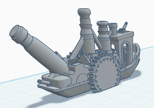 Mô Hình Tàu Benchy Phong Cách Steampunk - Image 3