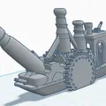 Mô Hình Tàu Benchy Phong Cách Steampunk - Thumbnail 3