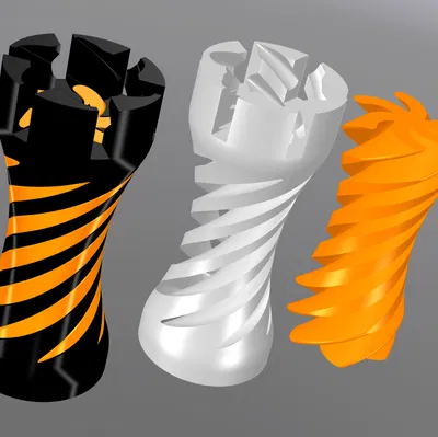 Tháp cờ Vua với ảo ảnh xuyên thấu