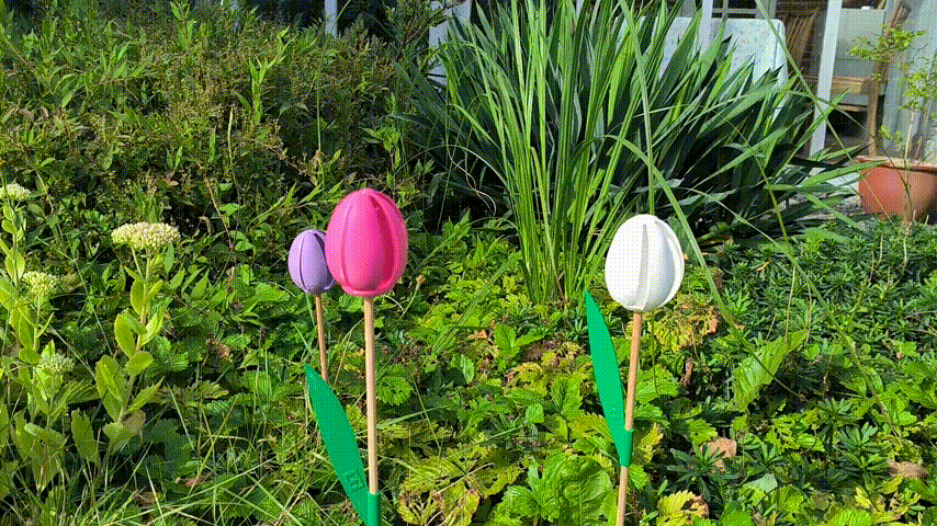 Cối Xay Gió Hoa Tulip - In Dễ Dàng - Thumbnail 3