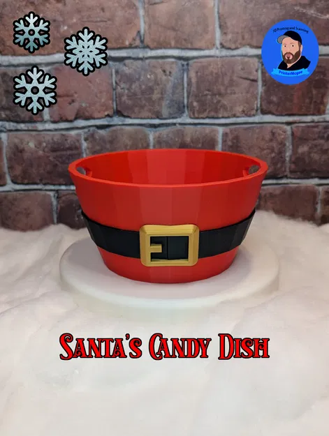 Tô/Thùng Đựng Kẹo Giáng Sinh Hình Ông Già Noel - Image 1