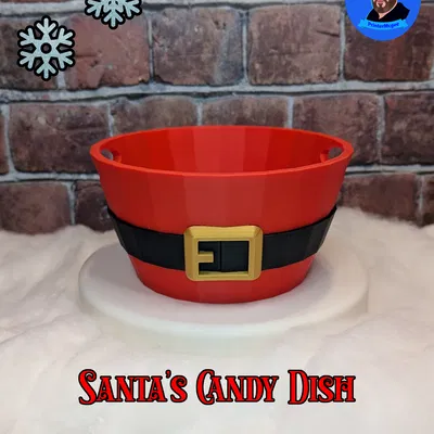 Tô/Thùng Đựng Kẹo Giáng Sinh Hình Ông Già Noel