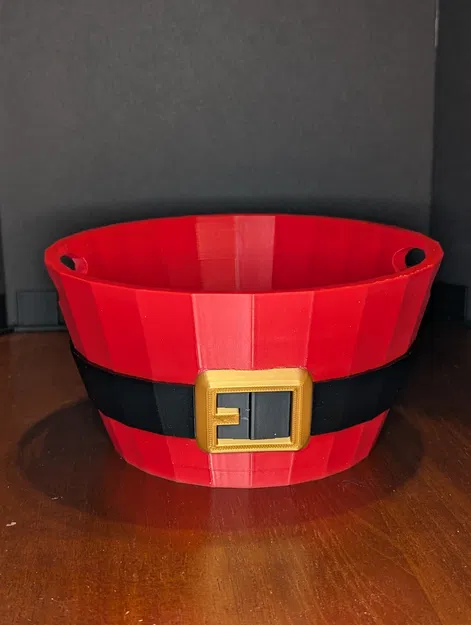 Tô/Thùng Đựng Kẹo Giáng Sinh Hình Ông Già Noel - Image 2