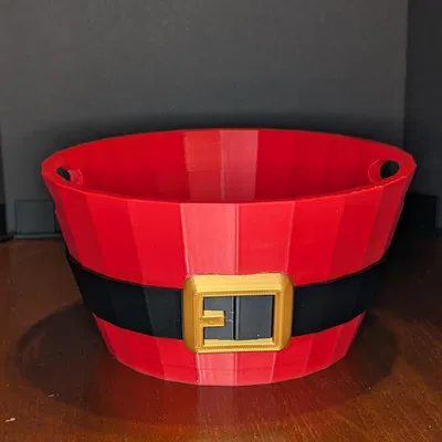 Tô/Thùng Đựng Kẹo Giáng Sinh Hình Ông Già Noel