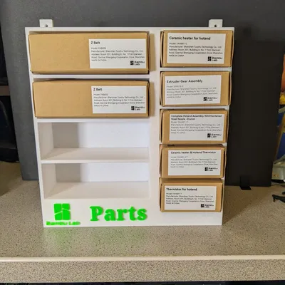 Giá Treo Tường/Kệ Chứa Phụ Kiện Nhỏ/Vừa Cho Bambu Lab P1P / X1C Carbon