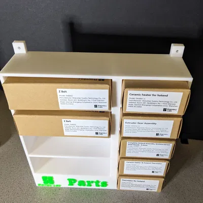 Giá Treo Tường/Kệ Chứa Phụ Kiện Nhỏ/Vừa Cho Bambu Lab P1P / X1C Carbon