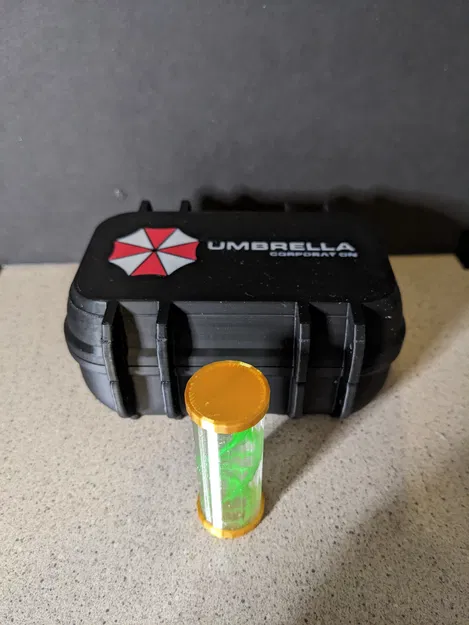 Hộp Mini và Mẫu T-Virus Umbrella Corporation Resident Evil - Image 2