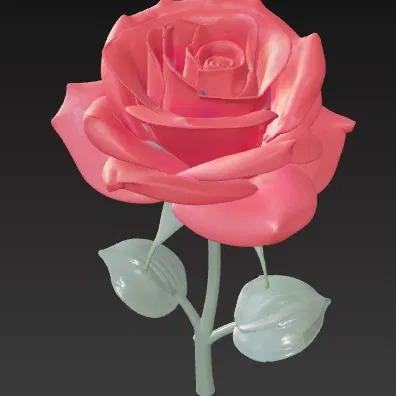 Mô hình hoa hồng Rosa