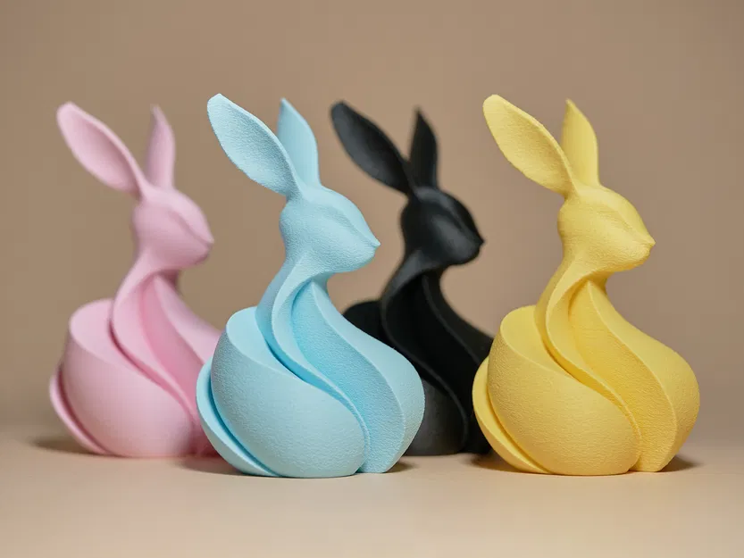 Tượng Thỏ Phục Sinh Dễ Thương - Image 1