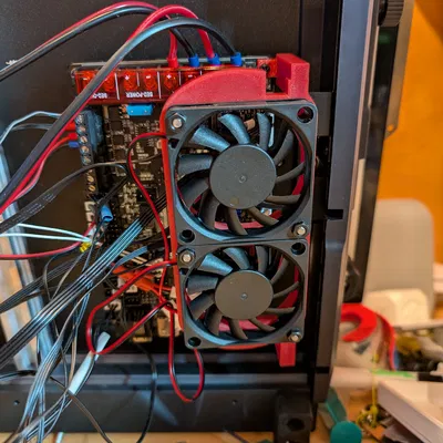 BTT BigTreeTech Octopus 1.1 (Pro) gắn quạt / chụp tản nhiệt cho 2 quạt 6010