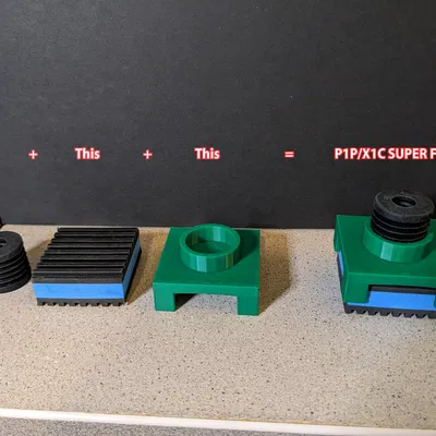 Chân CHỐNG RUNG SIÊU CẤP cho Bambu Labs X1C/P1P/P1S!