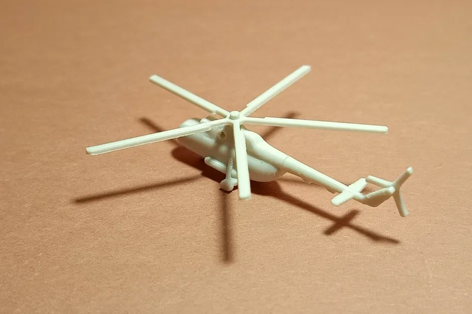 Mô hình trực thăng Mil Mi-8 Hip siêu nhỏ - Image 2