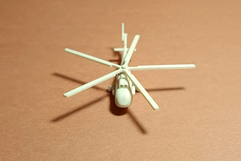 Mô hình trực thăng Mil Mi-8 Hip siêu nhỏ - Image 3