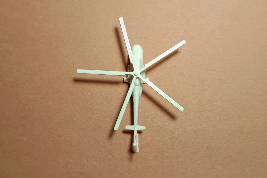 Mô hình trực thăng Mil Mi-8 Hip siêu nhỏ - Image 4