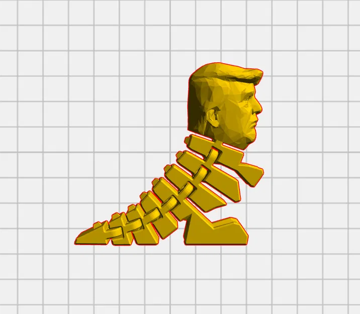 Trumpasaurus - Khủng Long Dẻo / Trump Mashup - Image 1