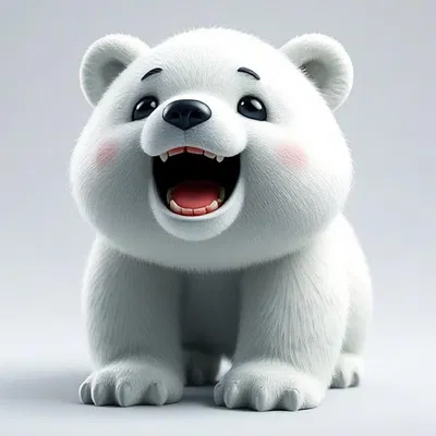 Mô hình trang trí hình Gấu con