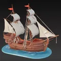 Mô hình Thuyền Buồm (Sailboat, Barco, Bote) - Thumbnail 1
