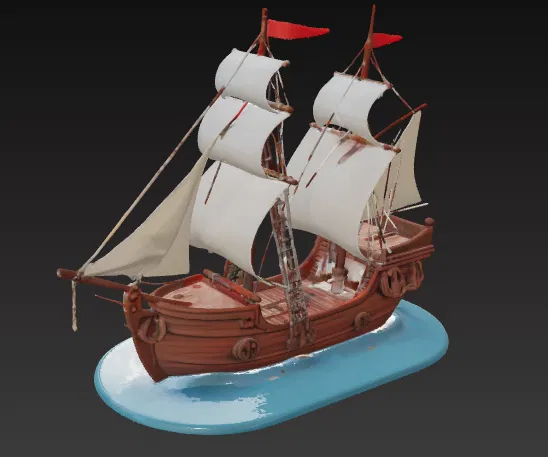 Mô hình Thuyền Buồm (Sailboat, Barco, Bote) - Image 2