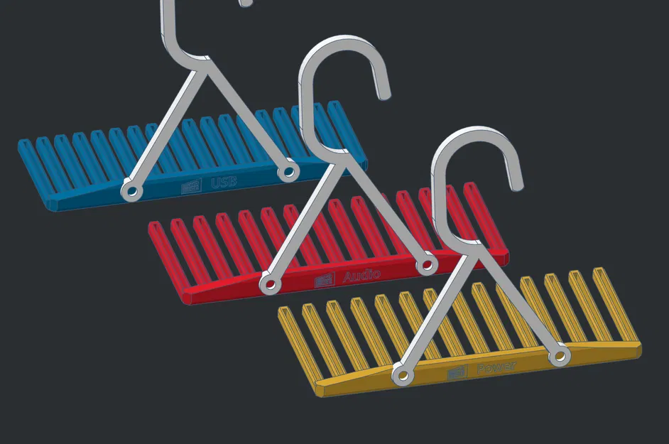 Giá Treo Dây Cáp | USB | Âm Thanh | Nguồn | Khả Năng Truy Xuất Bậc Một theo Adam Savage - Image 4