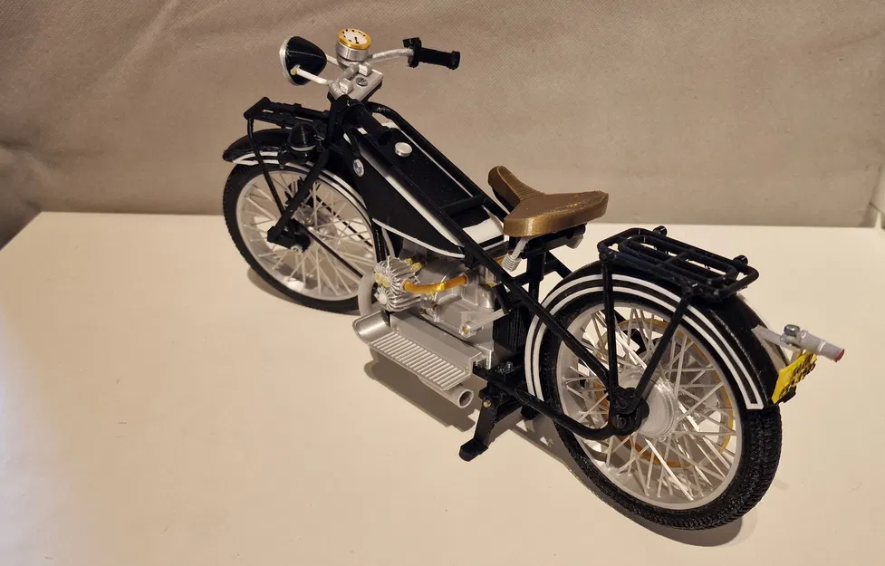 Mô hình xe BMW R32 năm 1925 tỉ lệ 1:6,5 của Ed van der Heijden - Image 15