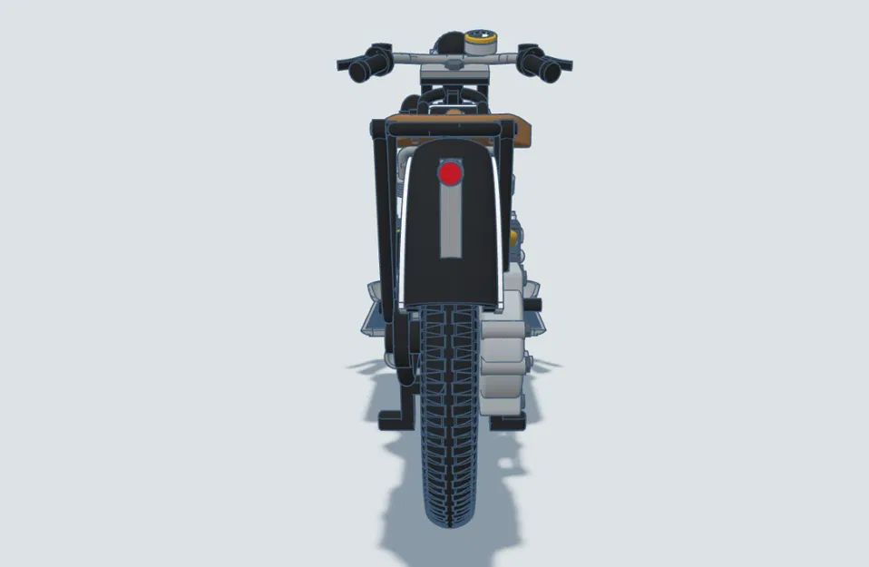 Mô hình xe BMW R32 năm 1925 tỉ lệ 1:6,5 của Ed van der Heijden - Image 20