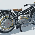 Mô hình xe BMW R32 năm 1925 tỉ lệ 1:6,5 của Ed van der Heijden - Thumbnail 23