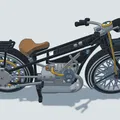 Mô hình xe BMW R32 năm 1925 tỉ lệ 1:6,5 của Ed van der Heijden - Thumbnail 25