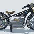 Mô hình xe BMW R32 năm 1925 tỉ lệ 1:6,5 của Ed van der Heijden - Thumbnail 28