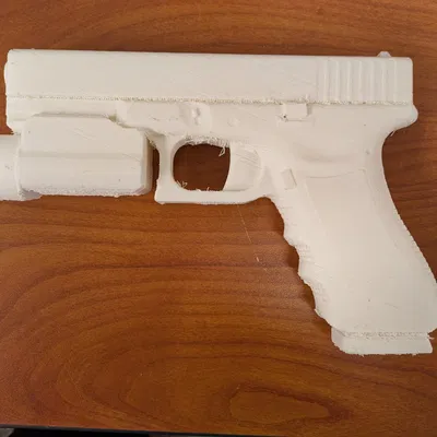 Súng Giả Lập Kèm Đèn Pin Chiến Thuật