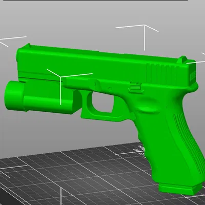 Súng Giả Lập Kèm Đèn Pin Chiến Thuật