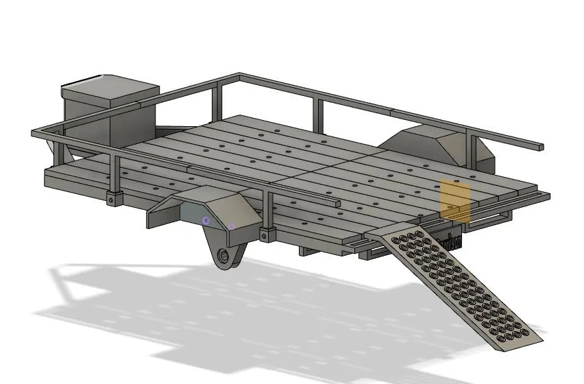 Moóc RC 1/10 Cho Xe Crawler - Image 3