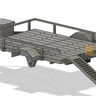 Moóc RC 1/10 Cho Xe Crawler