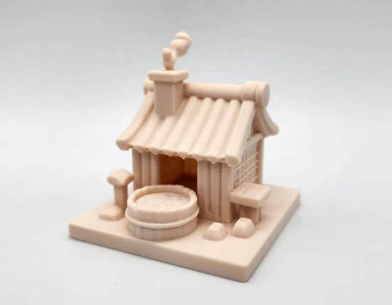 Mô hình suối nước nóng kiểu Nhật - Image 1