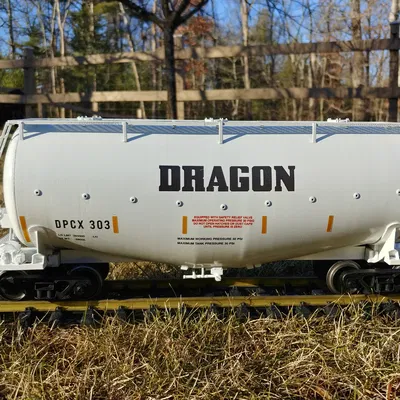 Toa Xe Silo "Bụng Cá Voi" Cho Đường Sắt Vườn Của Bạn Tỷ Lệ 1:29