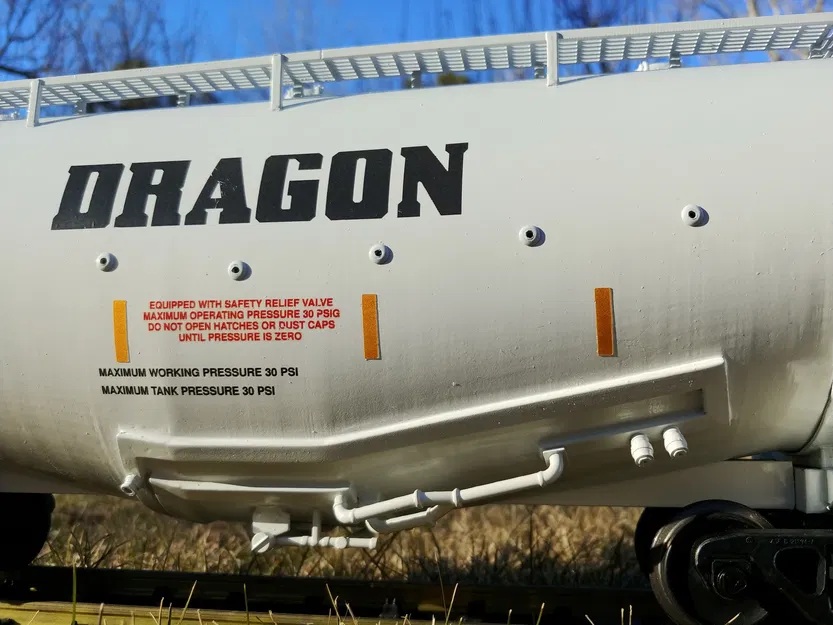 Toa Xe Silo "Bụng Cá Voi" Cho Đường Sắt Vườn Của Bạn Tỷ Lệ 1:29 - Image 2