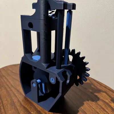 Mô hình Động cơ 4 Kỳ - KHÔNG CẦN KEO, KHÔNG CẦN SUPPORTS