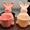 Chậu Thỏ Phục Sinh Kiểu Lọ Hoa Độc Đáo - Thumbnail 3