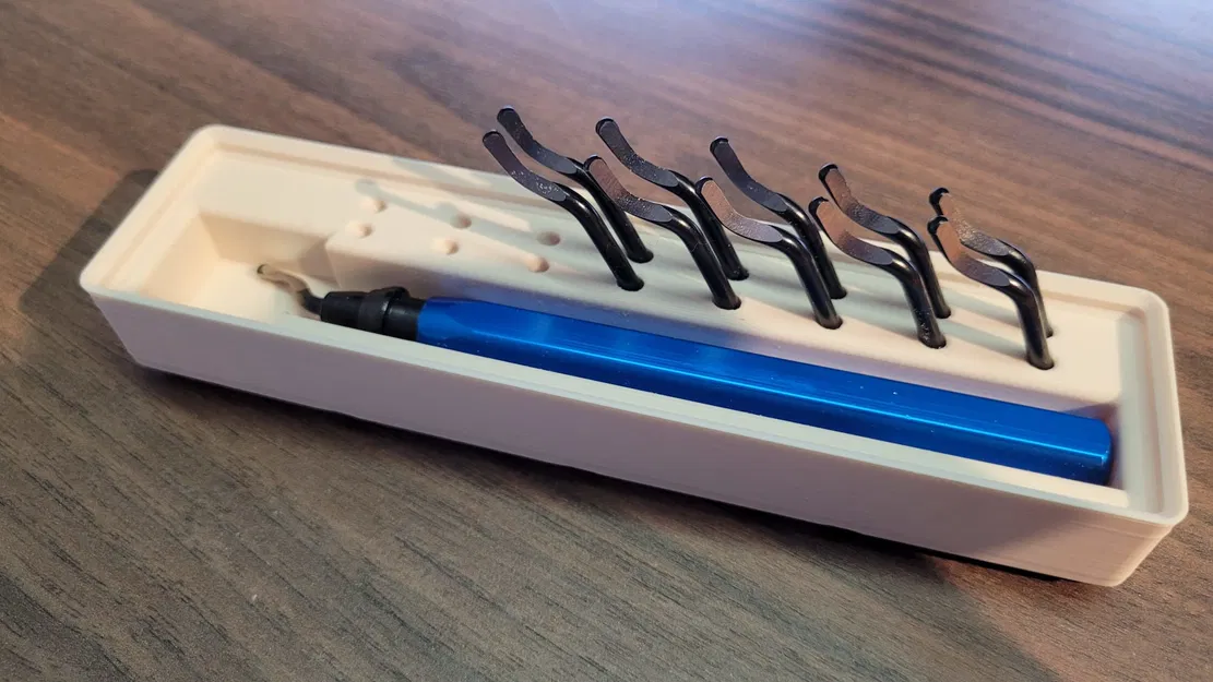 Chân Đế Giữ Dụng Cụ Gọt Cạnh Gridfinity - Image 1