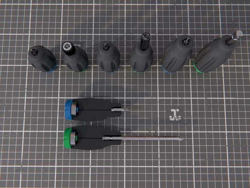 Bộ Tua Vít Lục Giác (S, M, L) + (12mm, 24mm) - Image 5