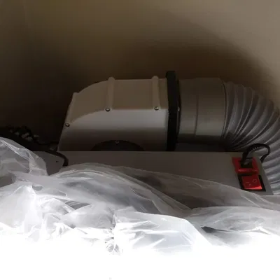 "AIRSUCK 2000" - Quạt ly tâm lớn cho buồng phun sơn