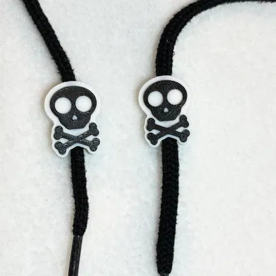 Hạt Họa Tiết Đầu Lâu và Xương Chéo