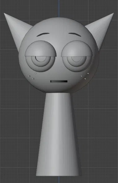 Gray Sprunki - Mô hình in 3D độc đáo - Image 1