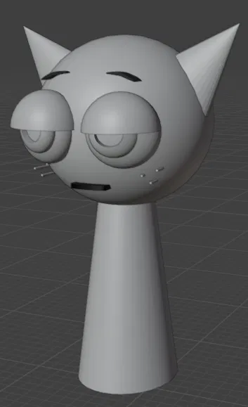 Gray Sprunki - Mô hình in 3D độc đáo - Image 2