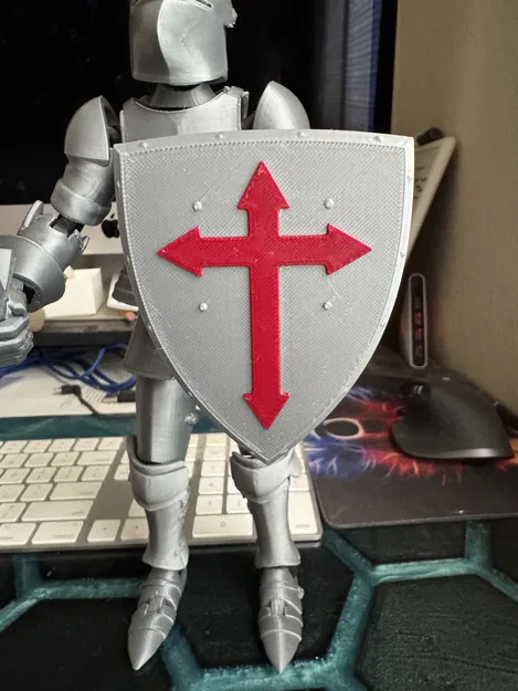 Khiên Thập Tự Quân cho Hiệp Sĩ Dummy 13 - Image 1