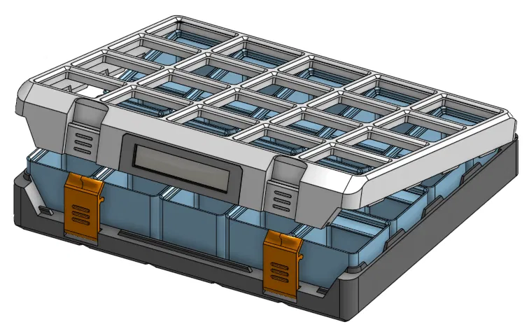 Hộp Gridfinity Hiện Đại - Phiên bản Parametric 5U - Image 1