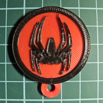 Móc Khóa Logo Spiderman Marvel