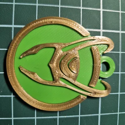 Móc Khóa Logo Marvel Loki