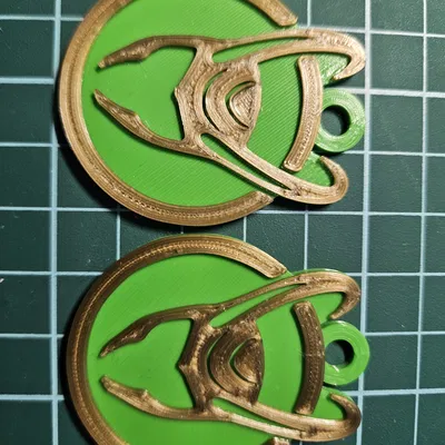 Móc Khóa Logo Marvel Loki