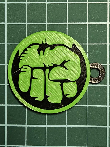 Móc Khóa Logo Hulk Marvel - Image 1